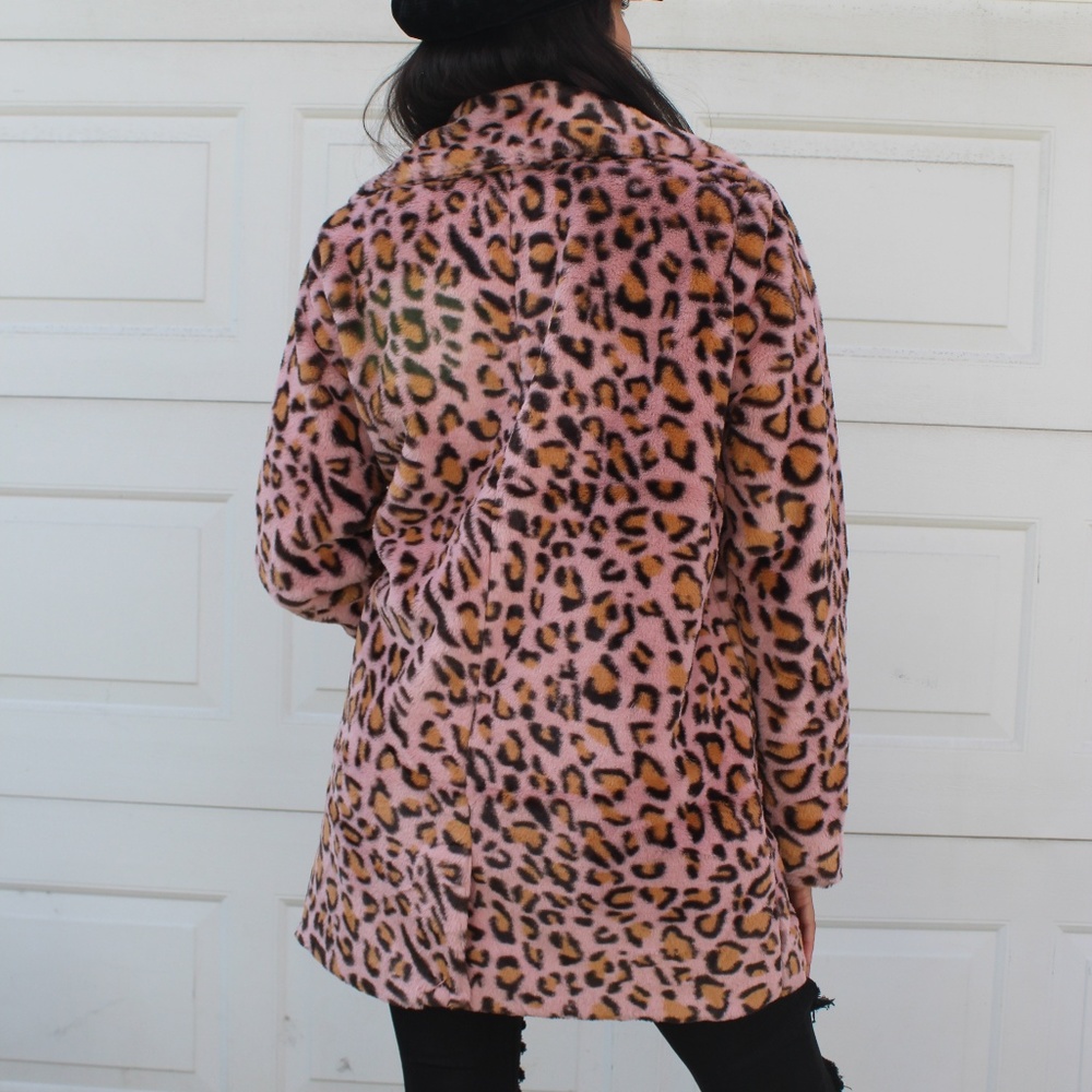 ποΈ//Bloggers Fave Collection// pink leopard coat - Picture 7 of 8